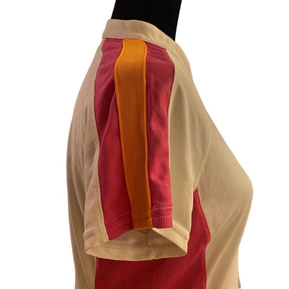 Cannondale Women's White,‎ Pink, and Orange Cycling Jersey Top Size Large - Picture 6 of 11